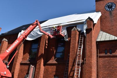 Rozpoczęła się fumigacja zabytkowego kościoła w Grodźcu